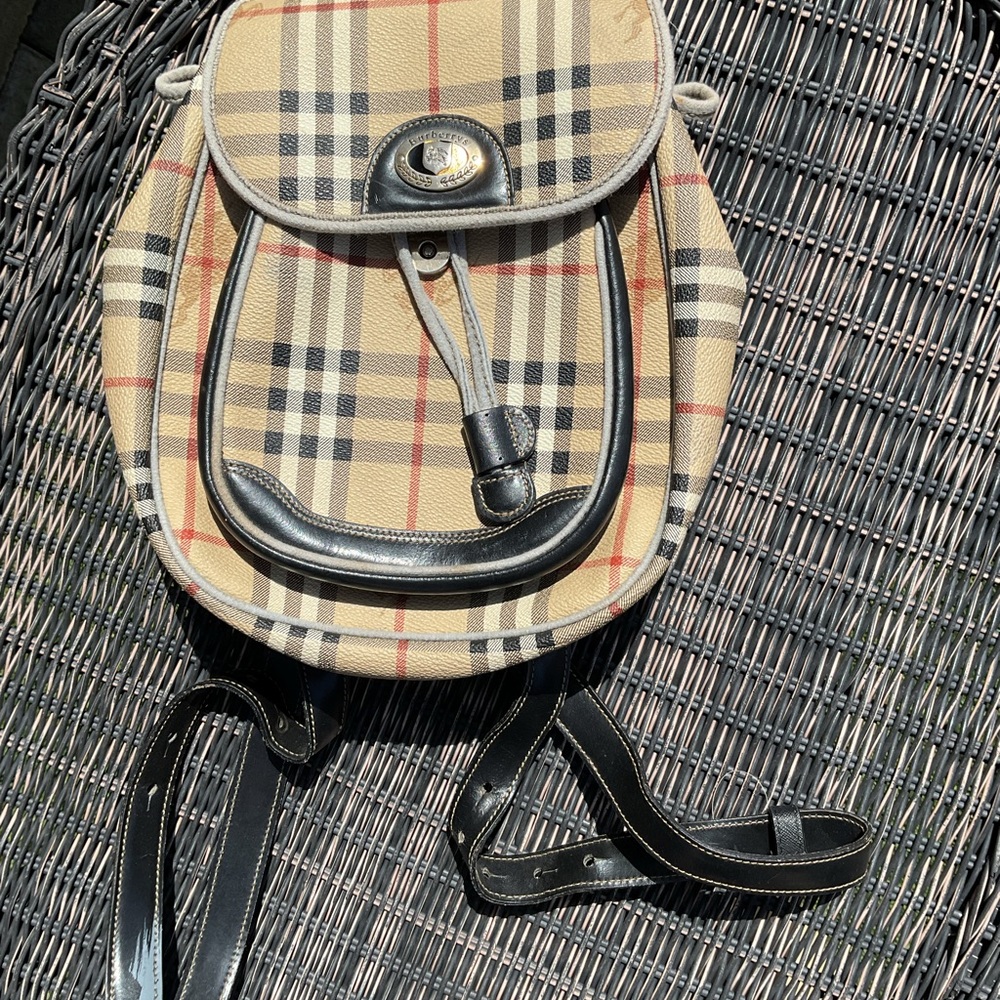 Burberry Tan and Black Women's Bag